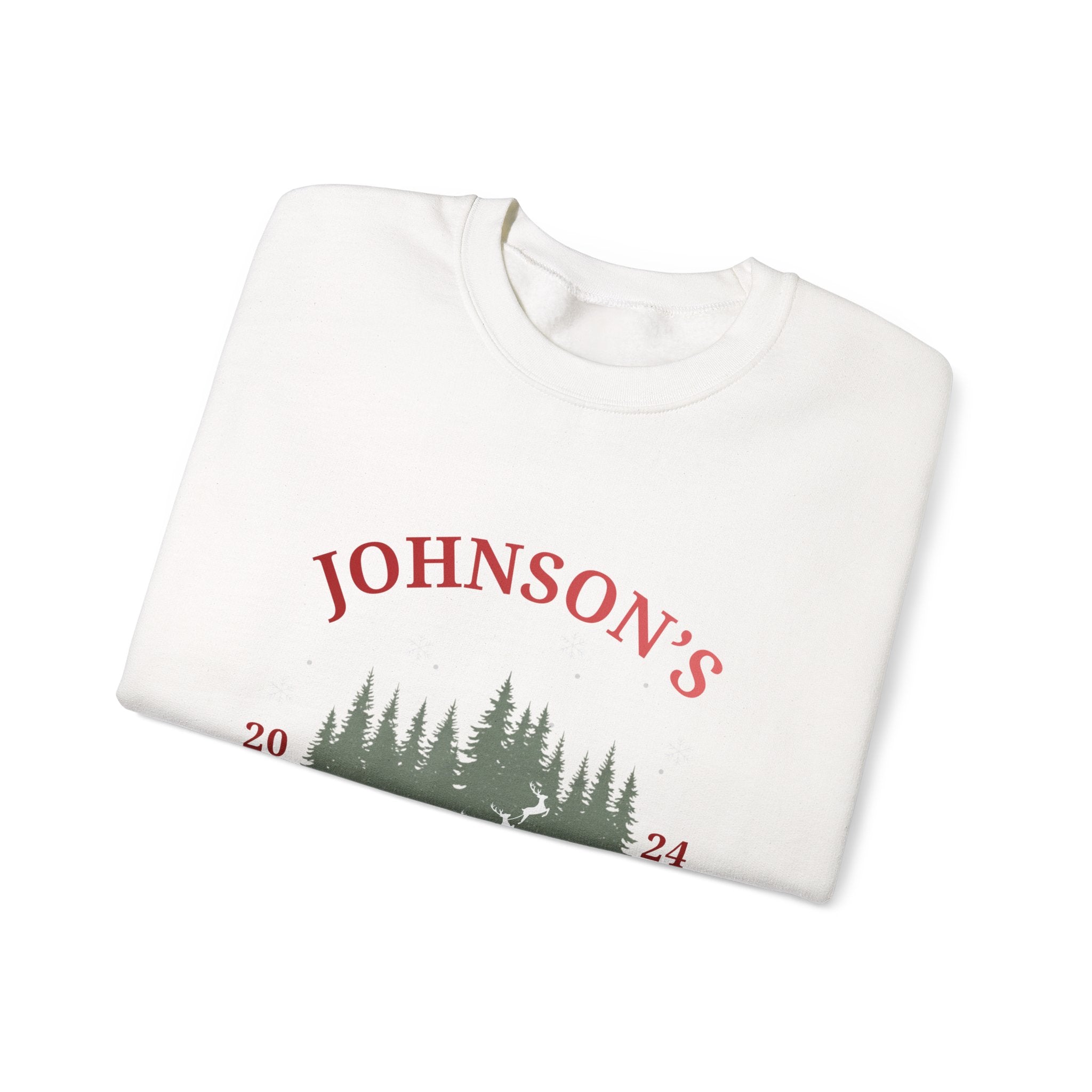 Personalized Family Christmas Sweatshirt | Custom Last Name