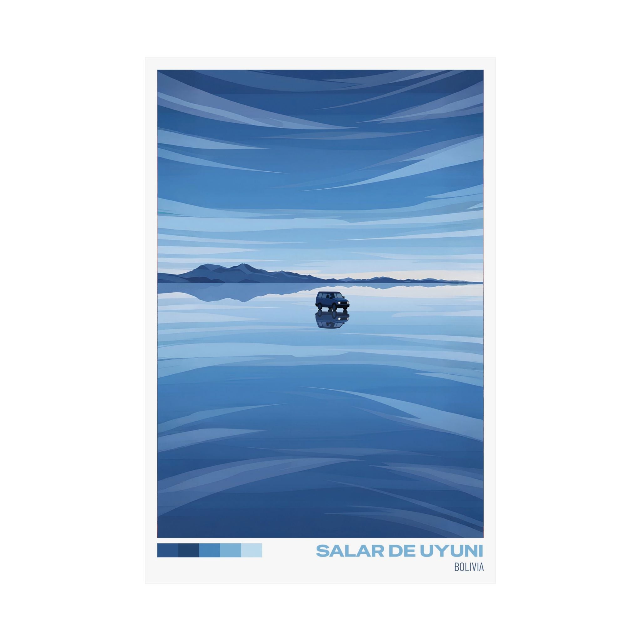 Salar de Uyuni Travel Poster | Wall art | Home decor