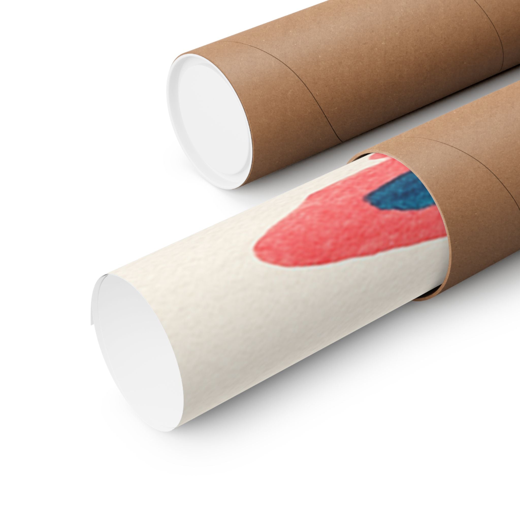 Christmas Tree Matte Poster | Retro Hand-Drawn Holiday Wall Art | Vintage Christmas Decor