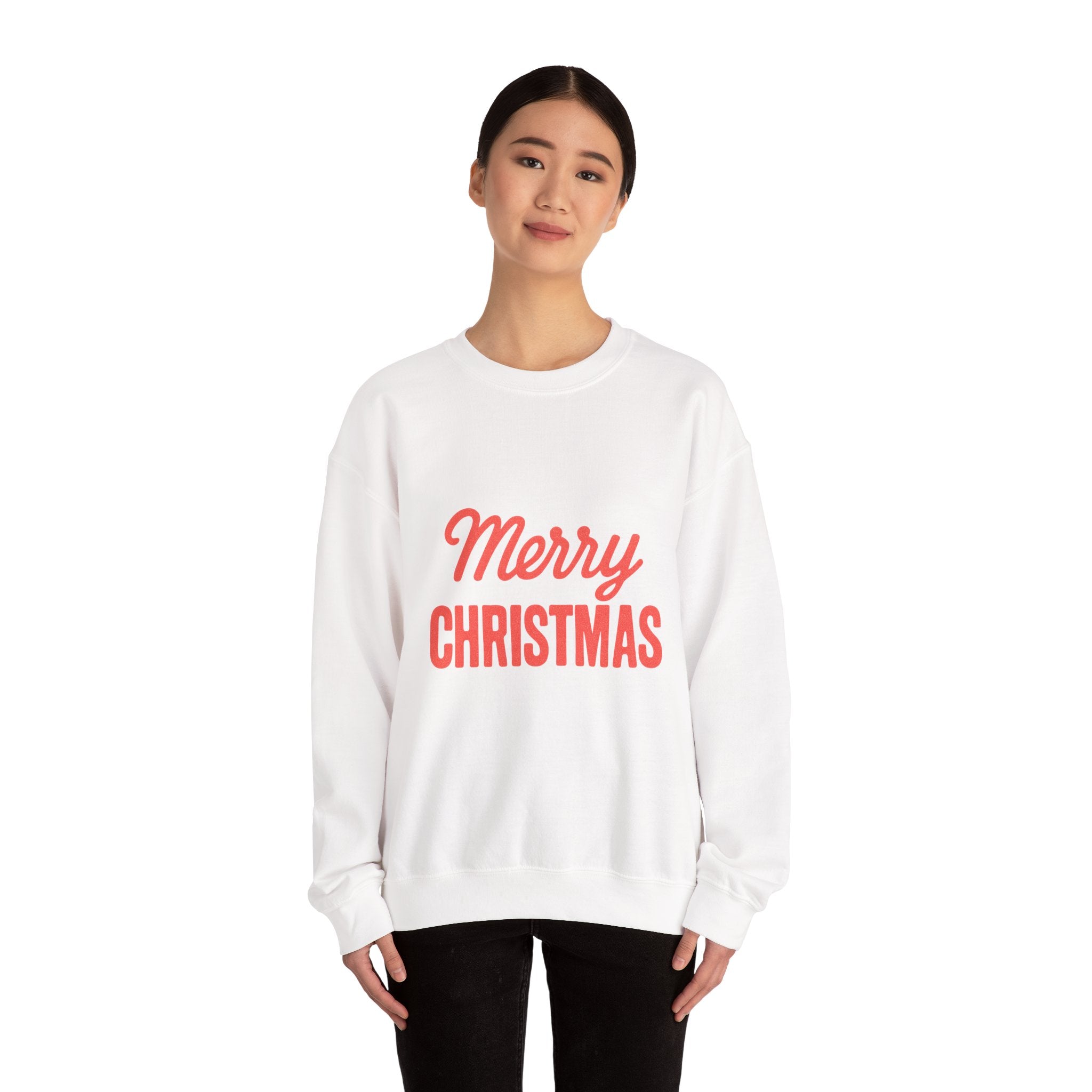 Merry Christmas Crewneck Sweatshirt – Classic Holiday Pullover