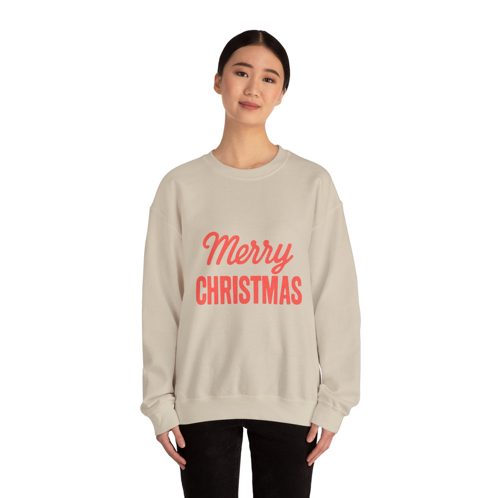 Merry Christmas Crewneck Sweatshirt – Classic Holiday Pullover