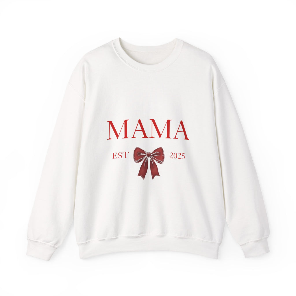 Mama | Bow Crewneck Sweatshirt | New Mom sweatshirt
