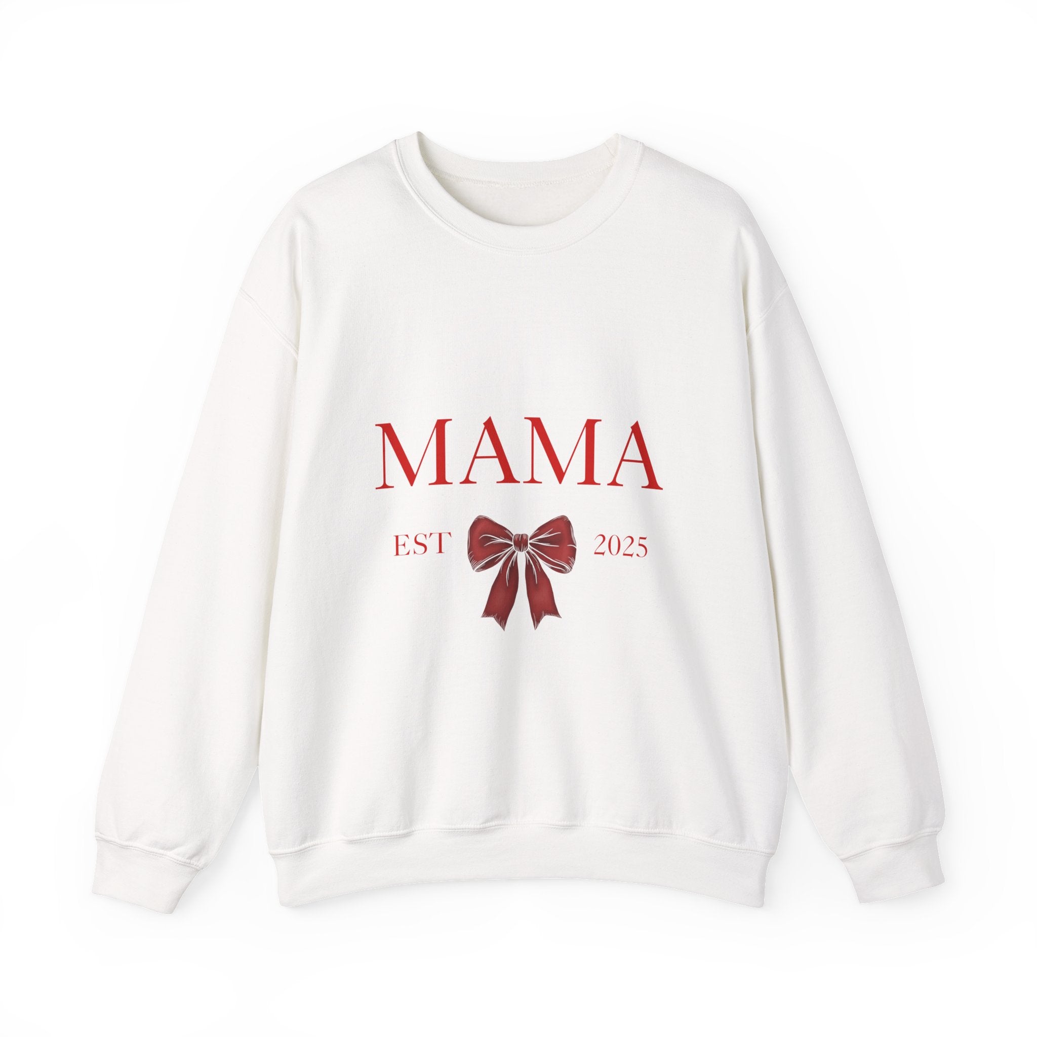 Mama | Bow Crewneck Sweatshirt | New Mom sweatshirt