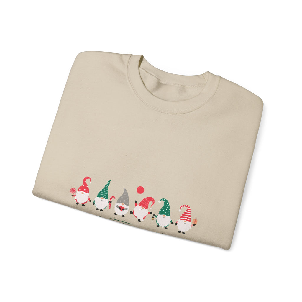 Joy to the World Gnome Christmas Sweatshirt | Cute Holiday Crewneck for Women & Men