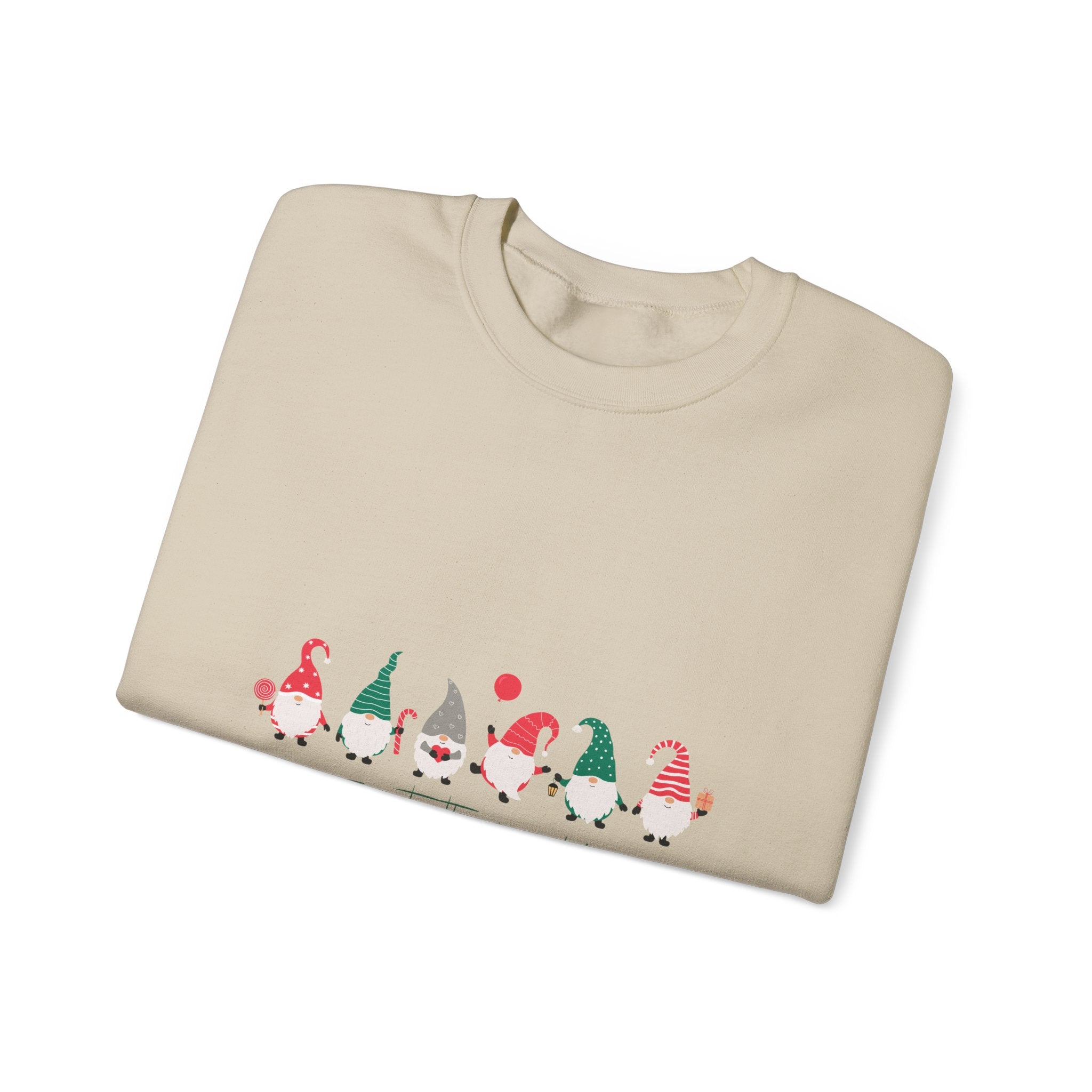Joy to the World Gnome Christmas Sweatshirt | Cute Holiday Crewneck for Women & Men