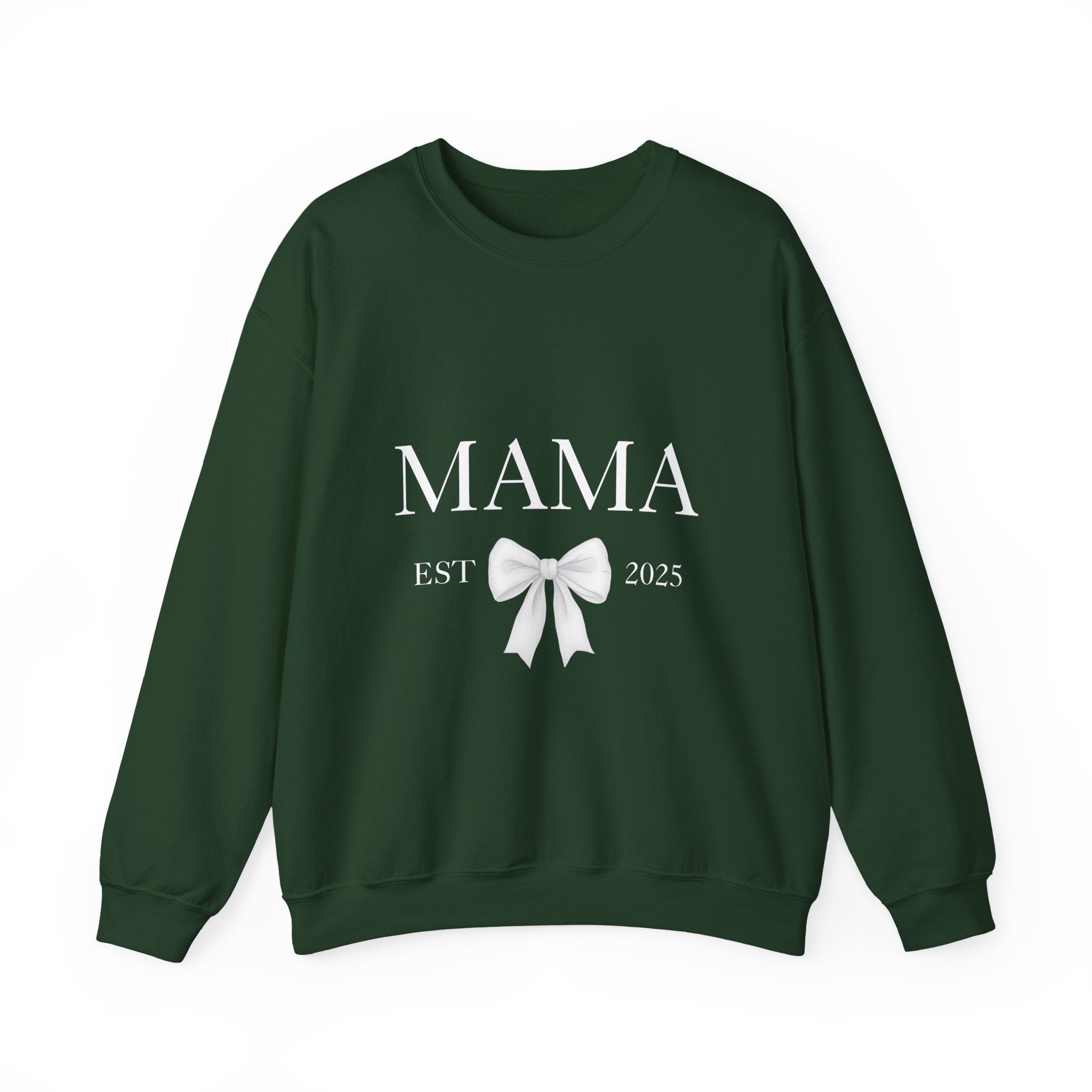 Mama | Bow Crewneck Sweatshirt | New Mom sweatshirt