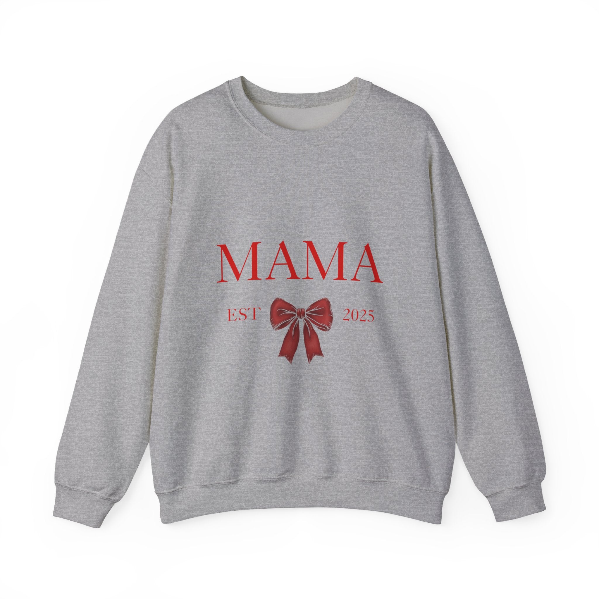 Mama | Bow Crewneck Sweatshirt | New Mom sweatshirt