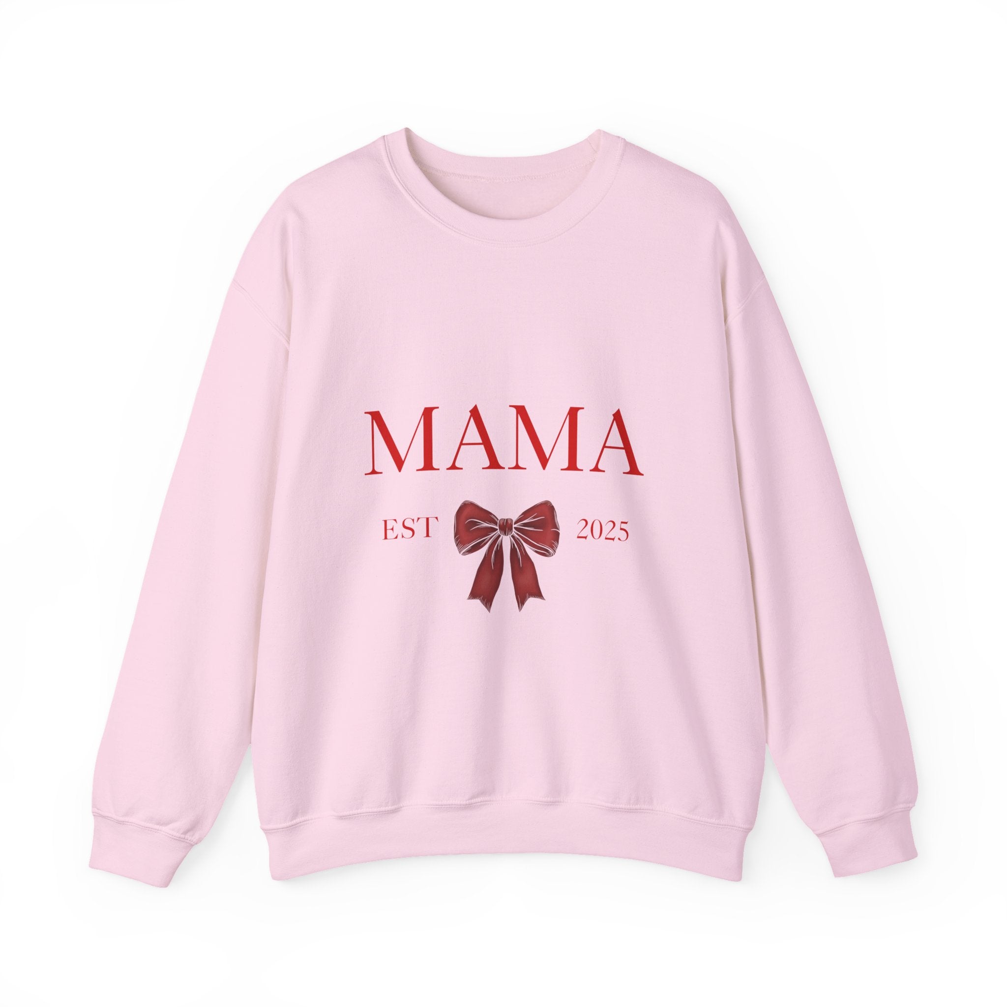 Mama | Bow Crewneck Sweatshirt | New Mom sweatshirt