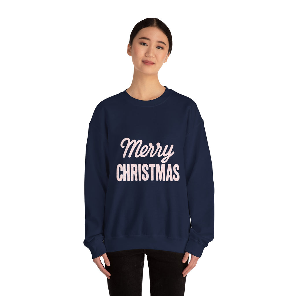 Merry Christmas Crewneck Sweatshirt – Classic Holiday Pullover