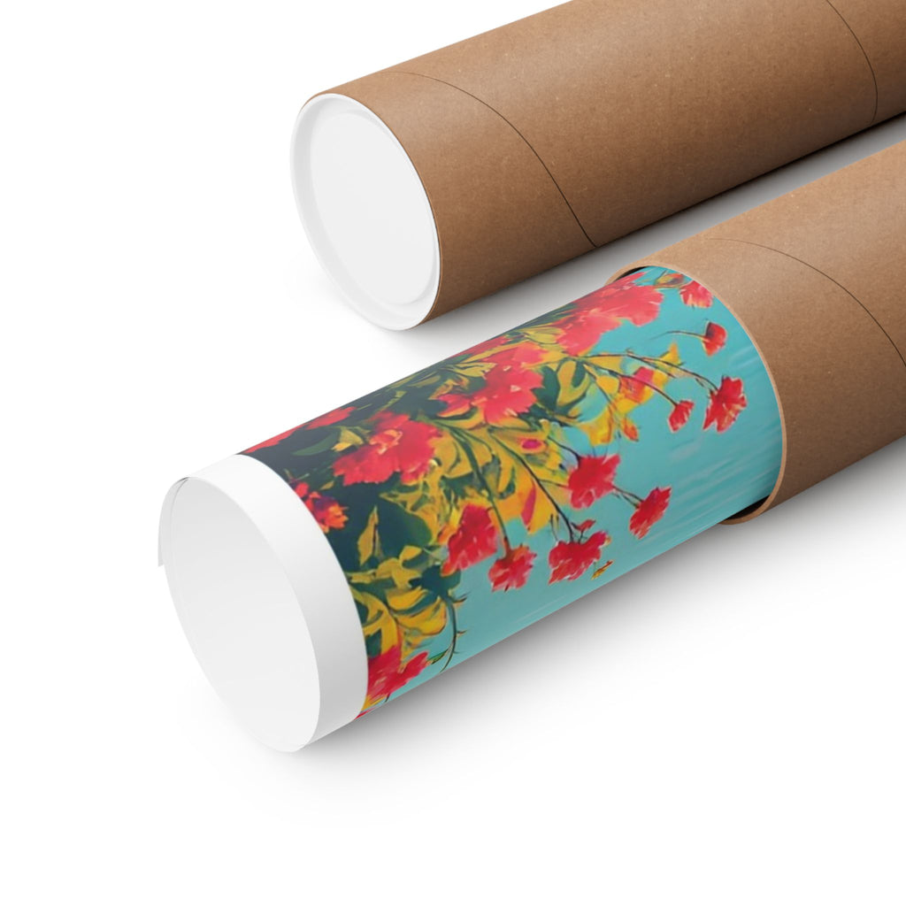 Amalfi Coast Matte Vertical Poster - Vibrant Coastal Wall Art for Home Decor