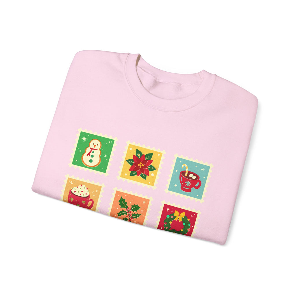 Retro Christmas Icons Sweatshirt | Vintage Holiday Graphic Crewneck for Women & Men