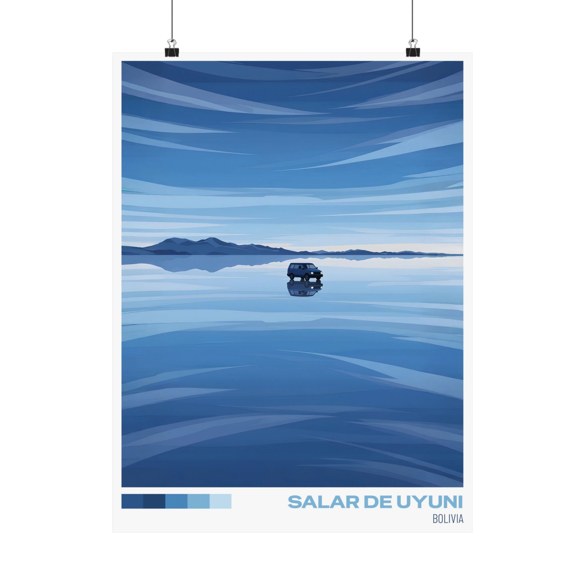 Salar de Uyuni Travel Poster | Wall art | Home decor