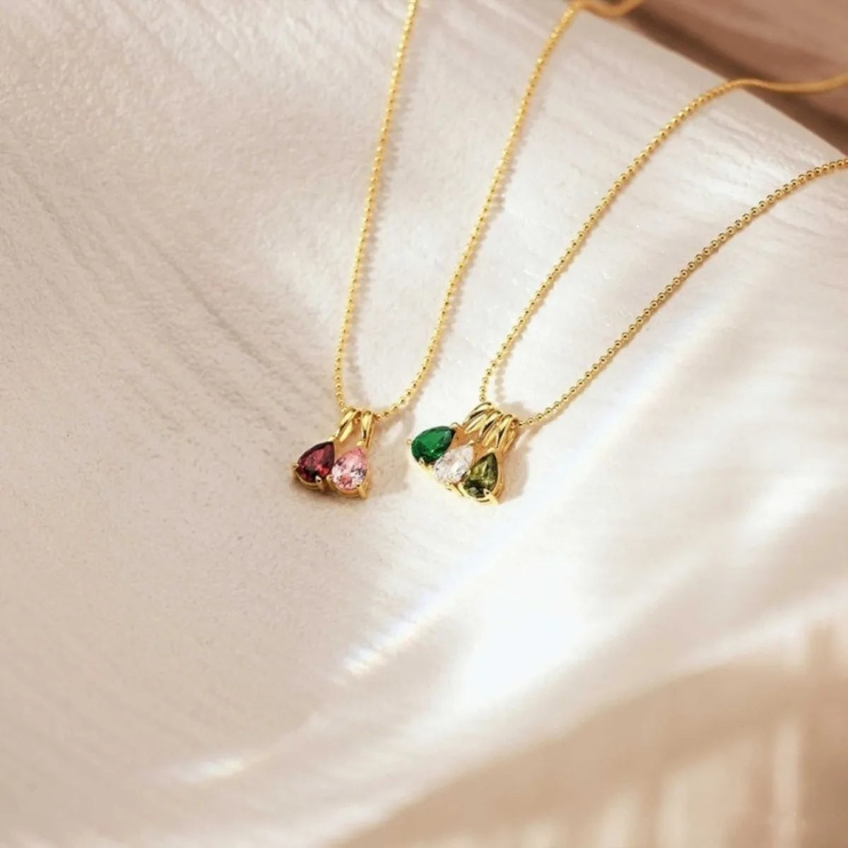 Handmade Birthstone Necklace┃ Elegant Party Jewelry | Gift for her