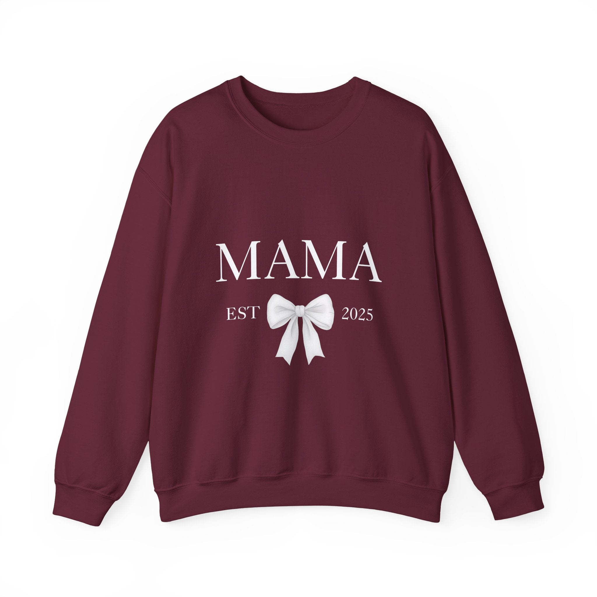 Mama | Bow Crewneck Sweatshirt | New Mom sweatshirt