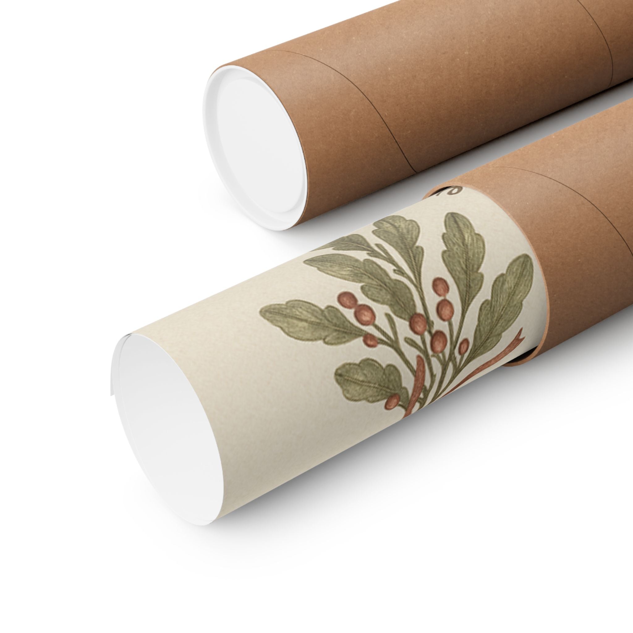 Mistletoe Holiday Poster | Vintage Christmas Wall Art | Matte Vertical Print