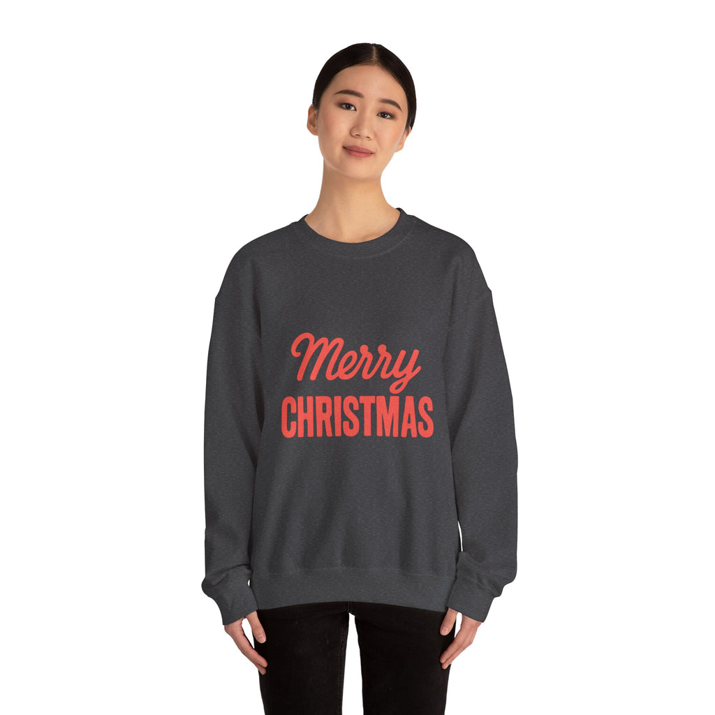 Merry Christmas Crewneck Sweatshirt – Classic Holiday Pullover
