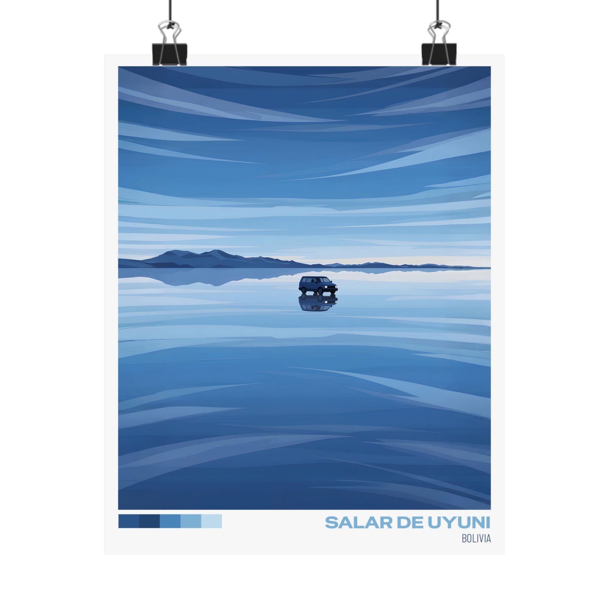 Salar de Uyuni Travel Poster | Wall art | Home decor