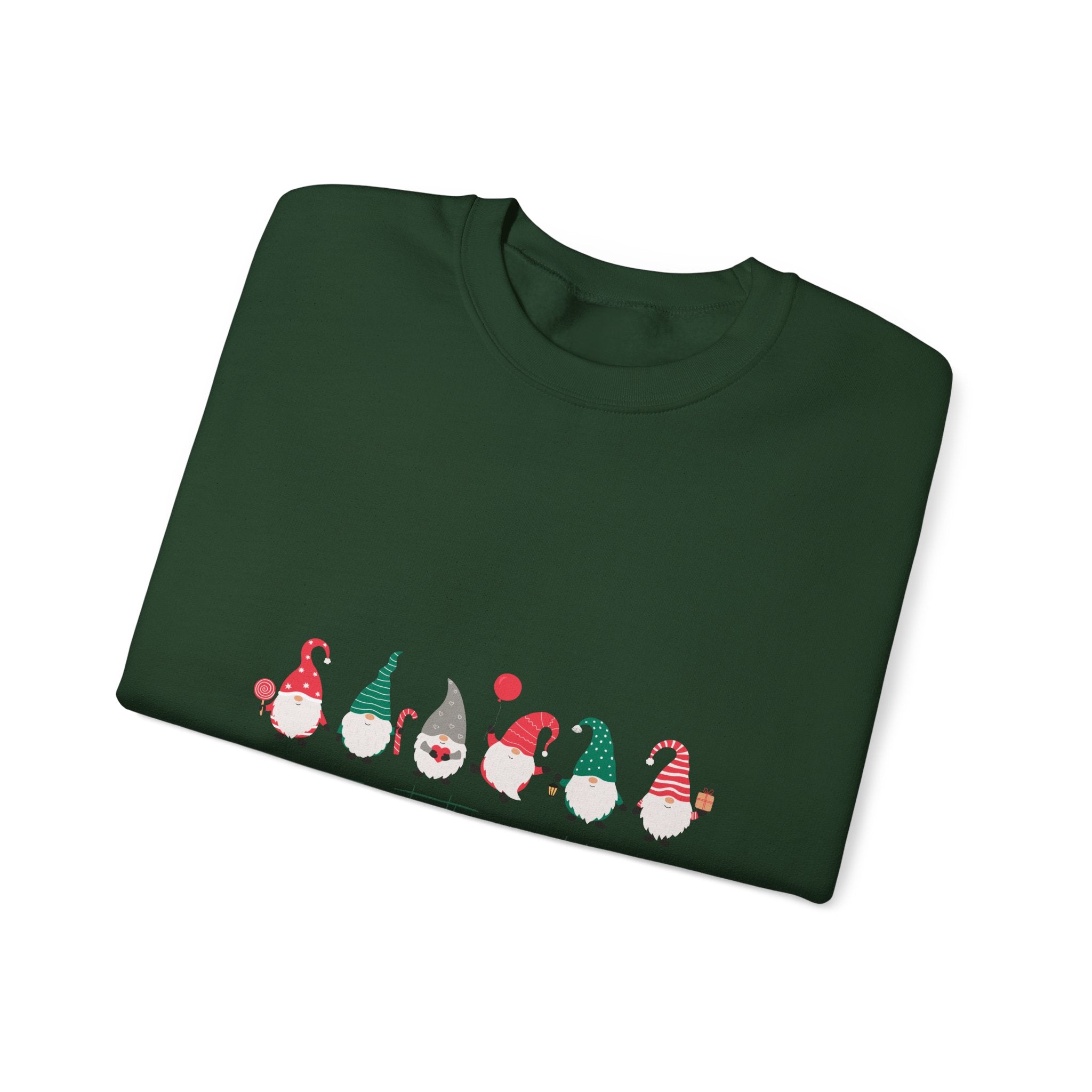 Joy to the World Gnome Christmas Sweatshirt | Cute Holiday Crewneck for Women & Men