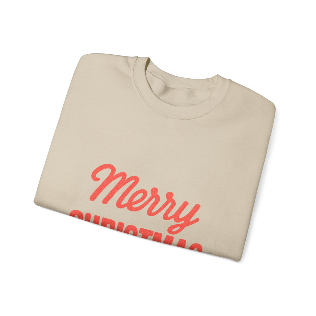 Merry Christmas Crewneck Sweatshirt – Classic Holiday Pullover