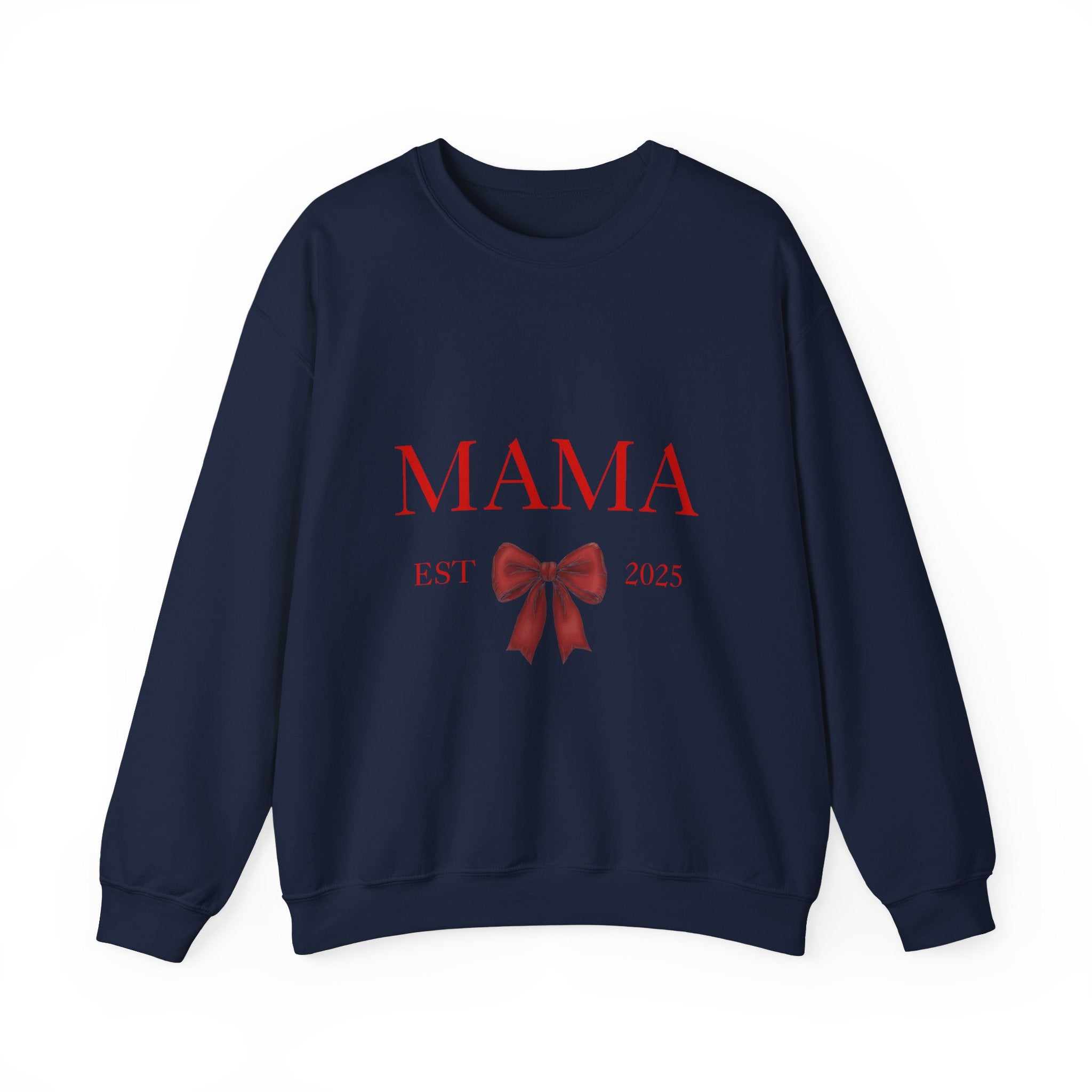 Mama | Bow Crewneck Sweatshirt | New Mom sweatshirt