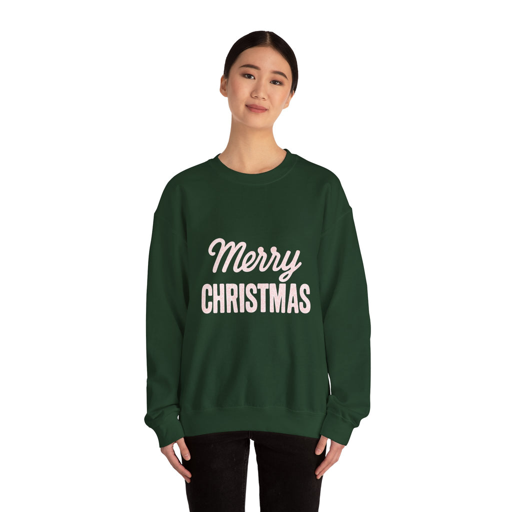 Merry Christmas Crewneck Sweatshirt – Classic Holiday Pullover