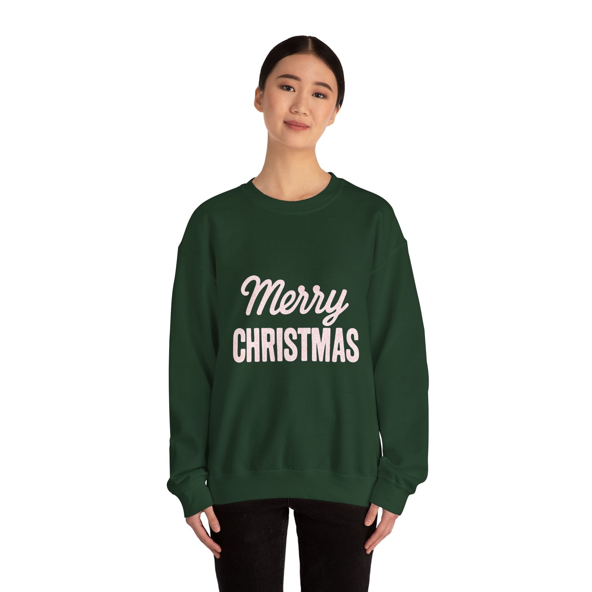 Merry Christmas Crewneck Sweatshirt – Classic Holiday Pullover
