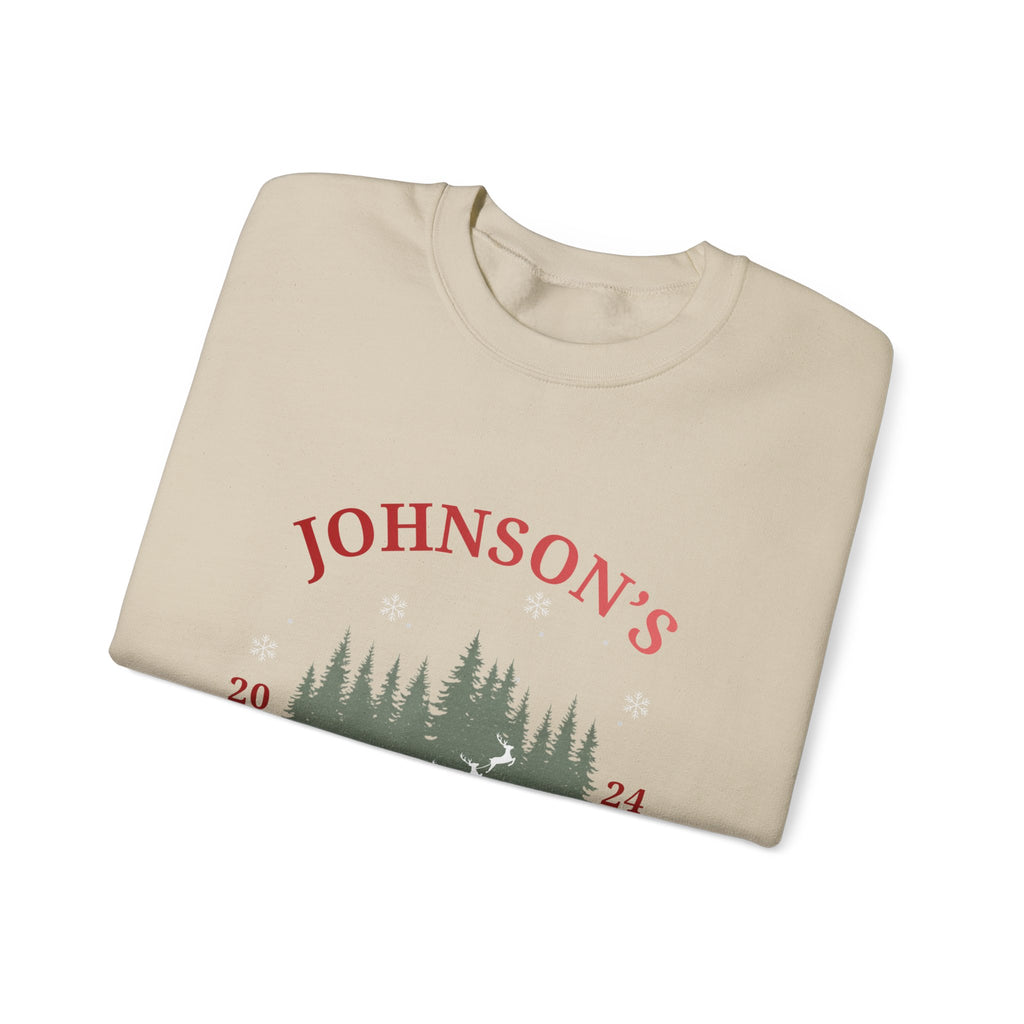 Personalized Family Christmas Sweatshirt | Custom Last Name