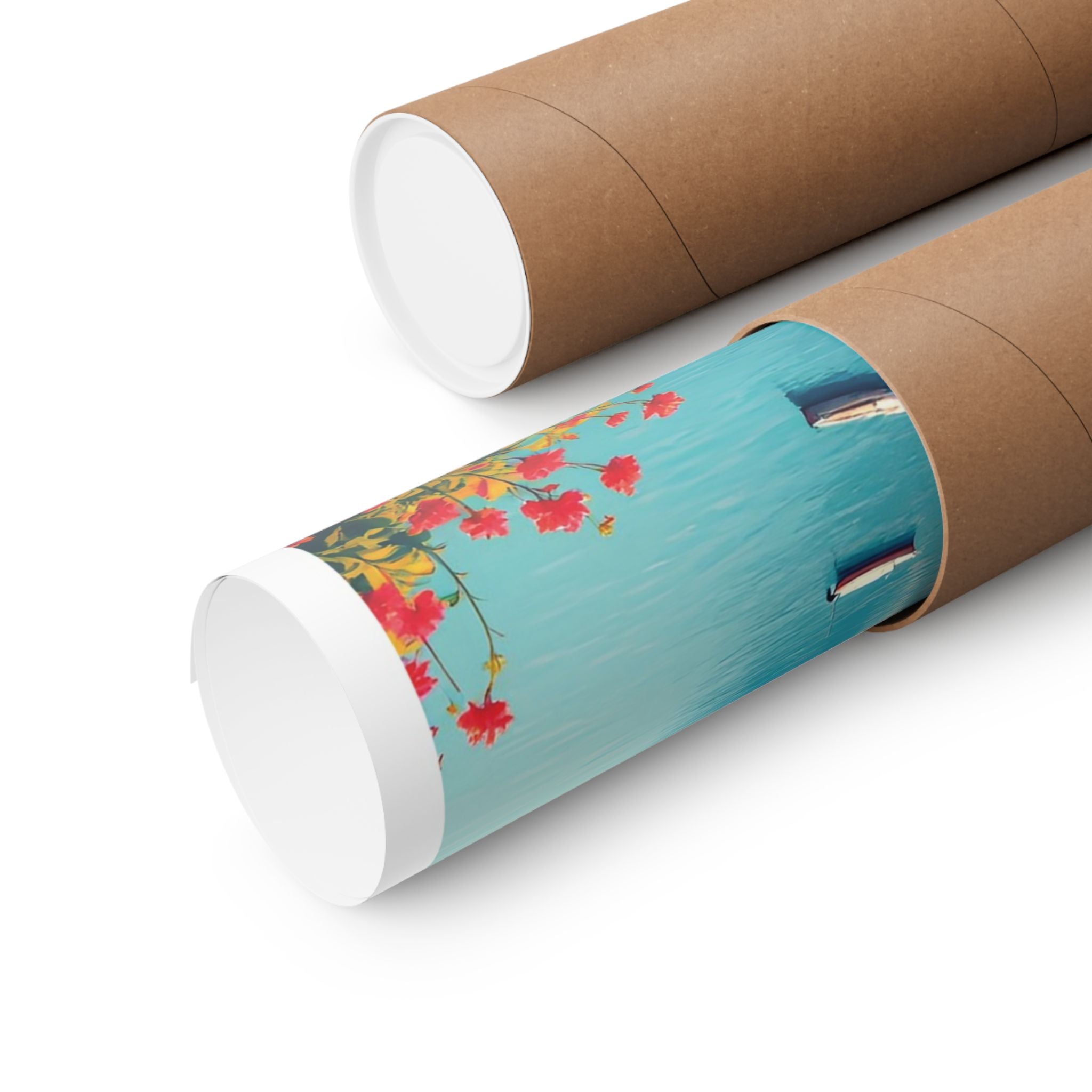 Amalfi Coast Matte Vertical Poster - Vibrant Coastal Wall Art for Home Decor