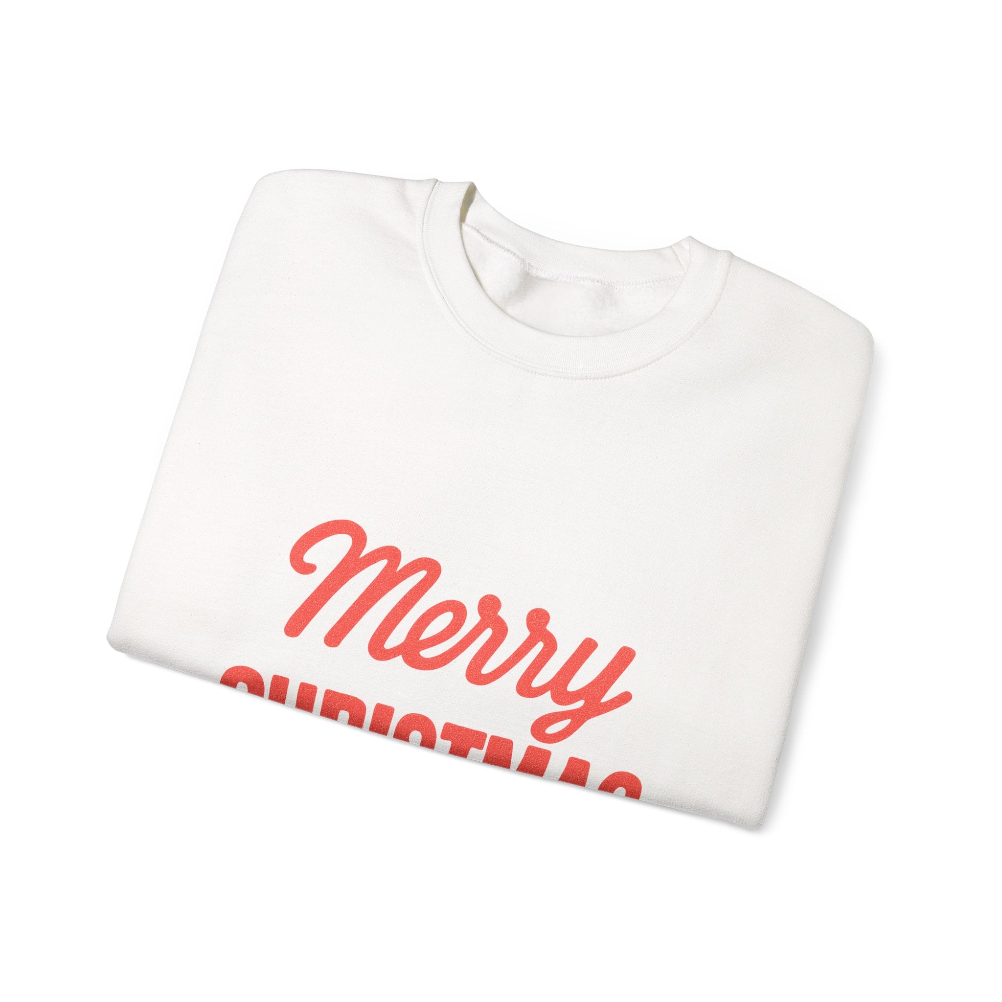 Merry Christmas Crewneck Sweatshirt – Classic Holiday Pullover
