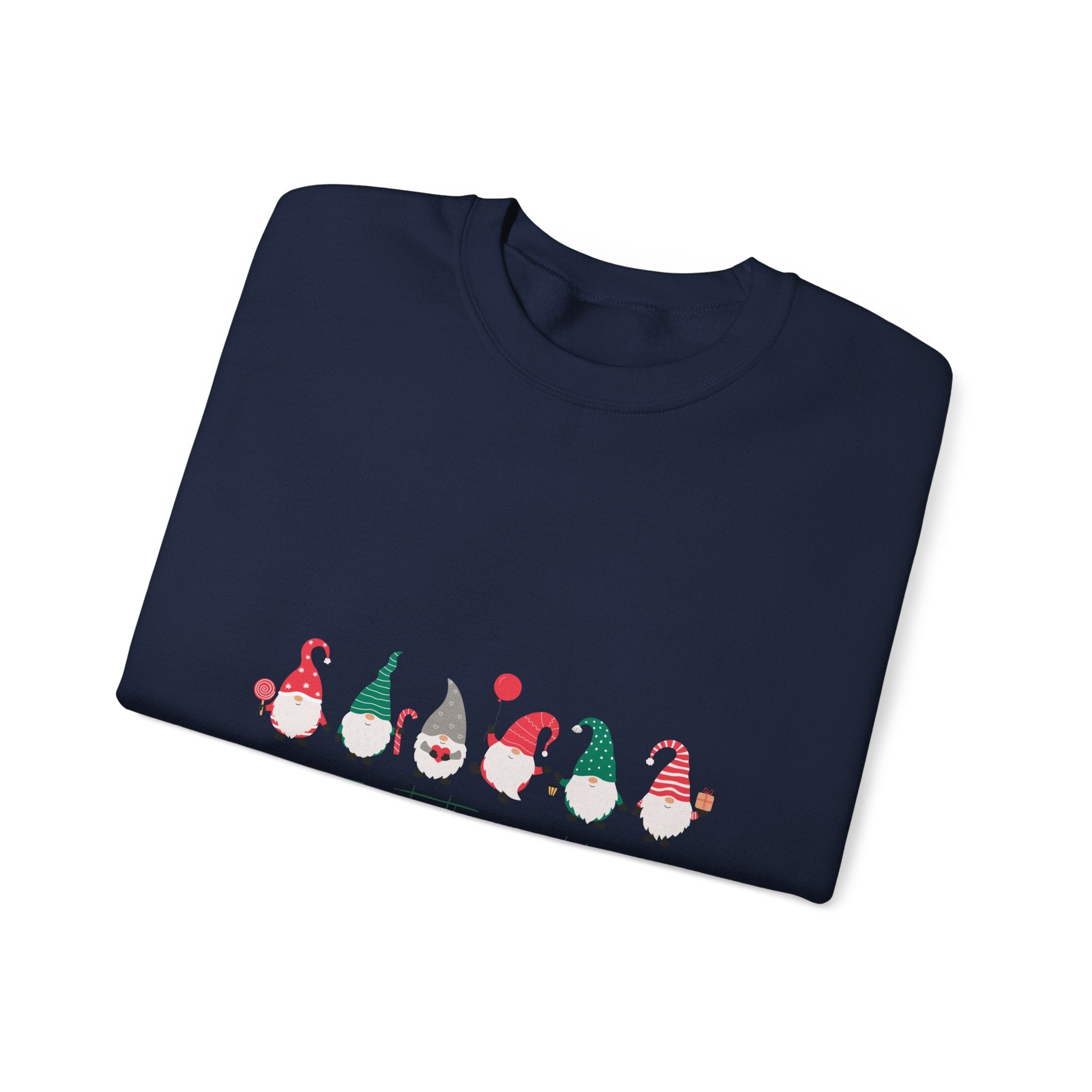 Joy to the World Gnome Christmas Sweatshirt | Cute Holiday Crewneck for Women & Men