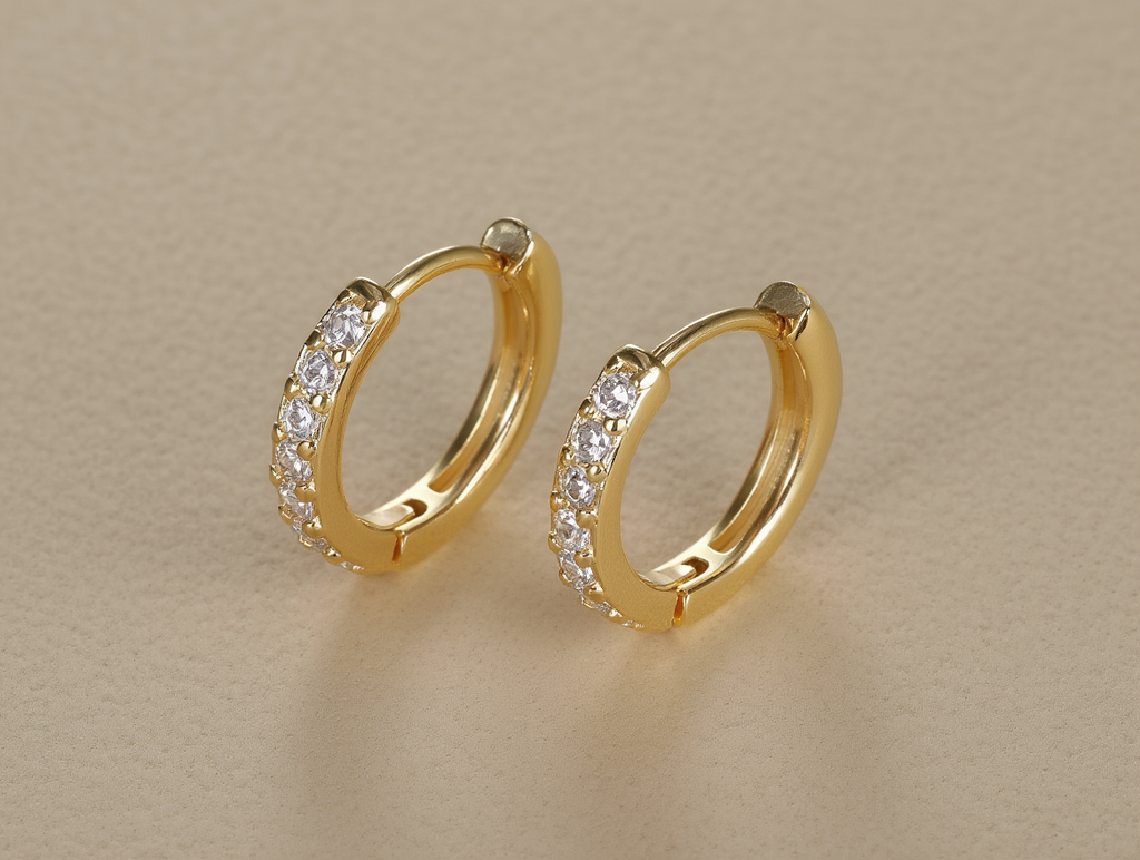 2PCS Tiny Stainless Steel Huggie Hoop Earrings┃Unisex Small Punk Circle Cartilage Piercing Jewelry