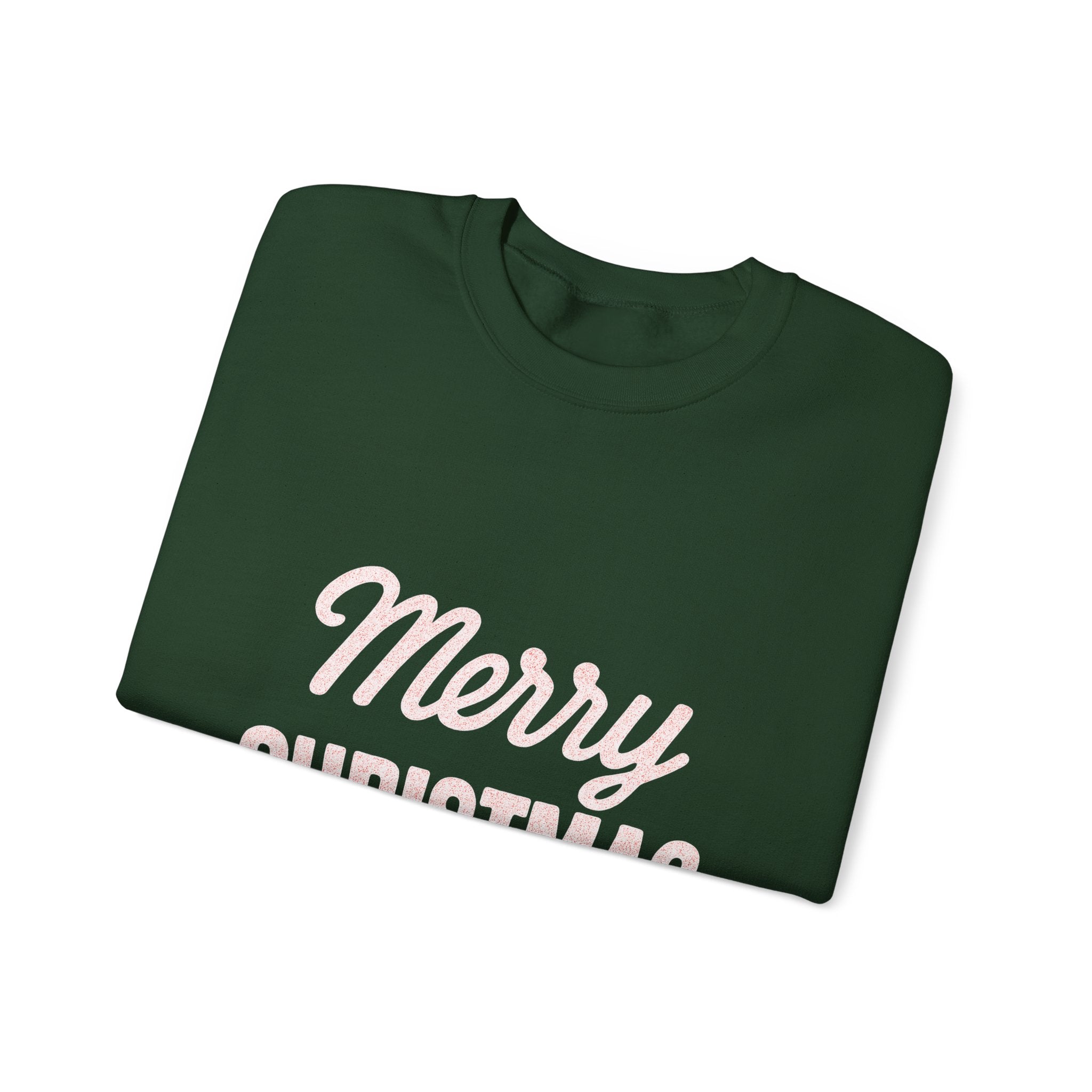 Merry Christmas Crewneck Sweatshirt – Classic Holiday Pullover