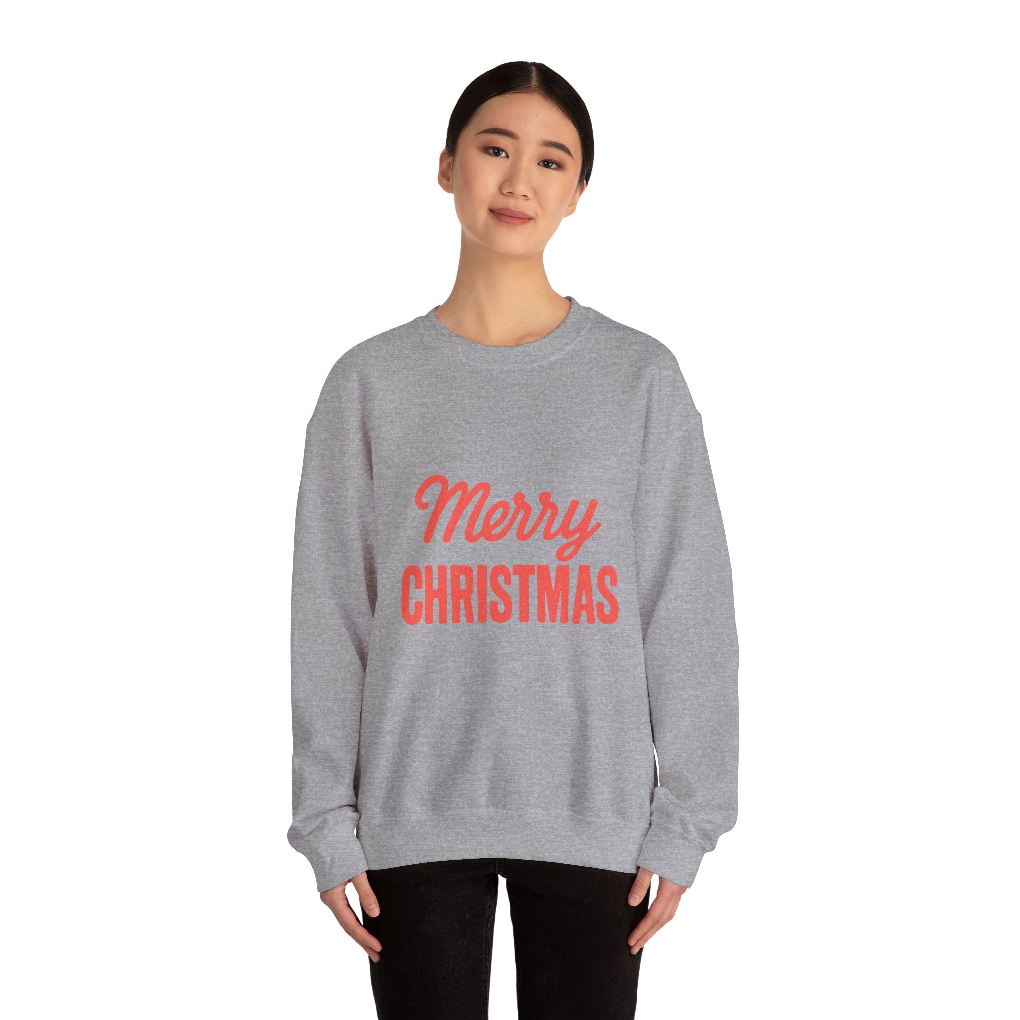 Merry Christmas Crewneck Sweatshirt – Classic Holiday Pullover