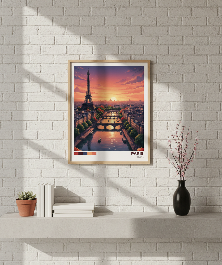 Paris Travel Print | Wall hangings | Home decor | Wall art
