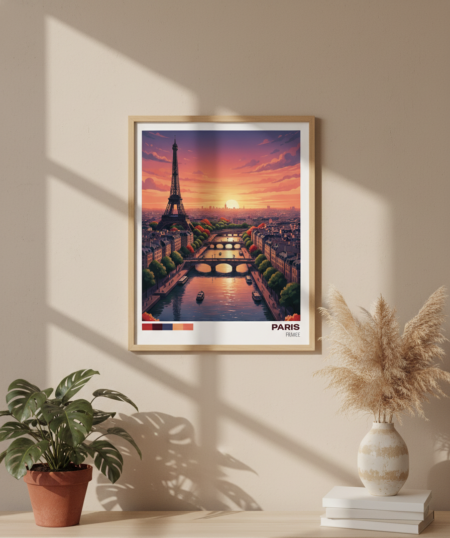 Paris Travel Print | Wall hangings | Home decor | Wall art