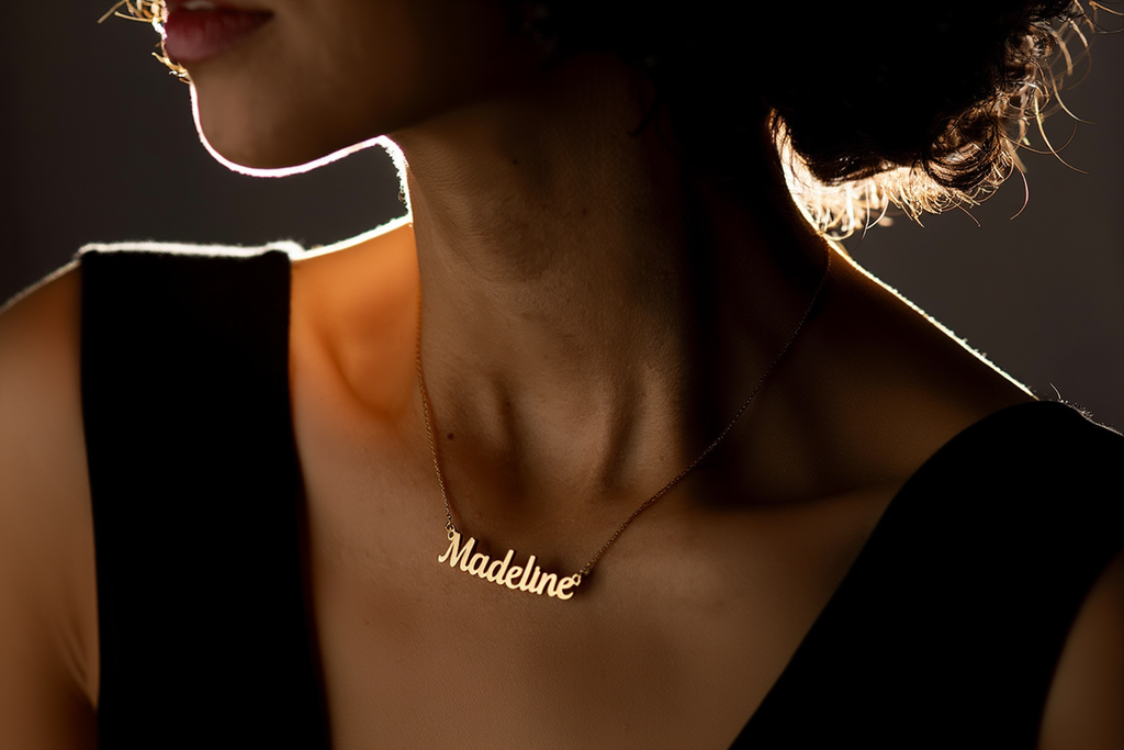 Personalized Cursive Name Necklace┃Custom Stainless Steel Letter Pendant | Gift for her