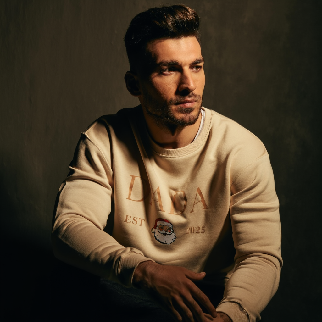 New Dad Sweatshirt | DADA Bow Crewneck | First Father’s Day Gift